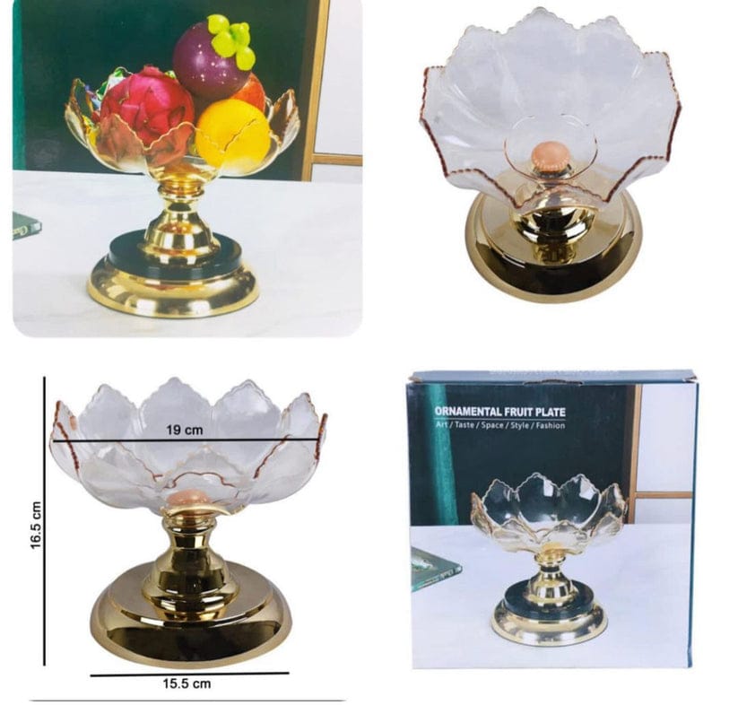 Rotating Acrylic Table Fruit Stand