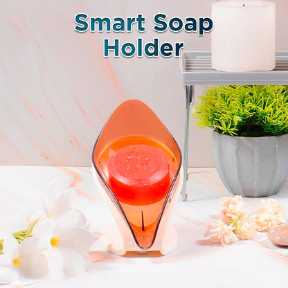 Leaf Style Smart Soap Dish Holder.